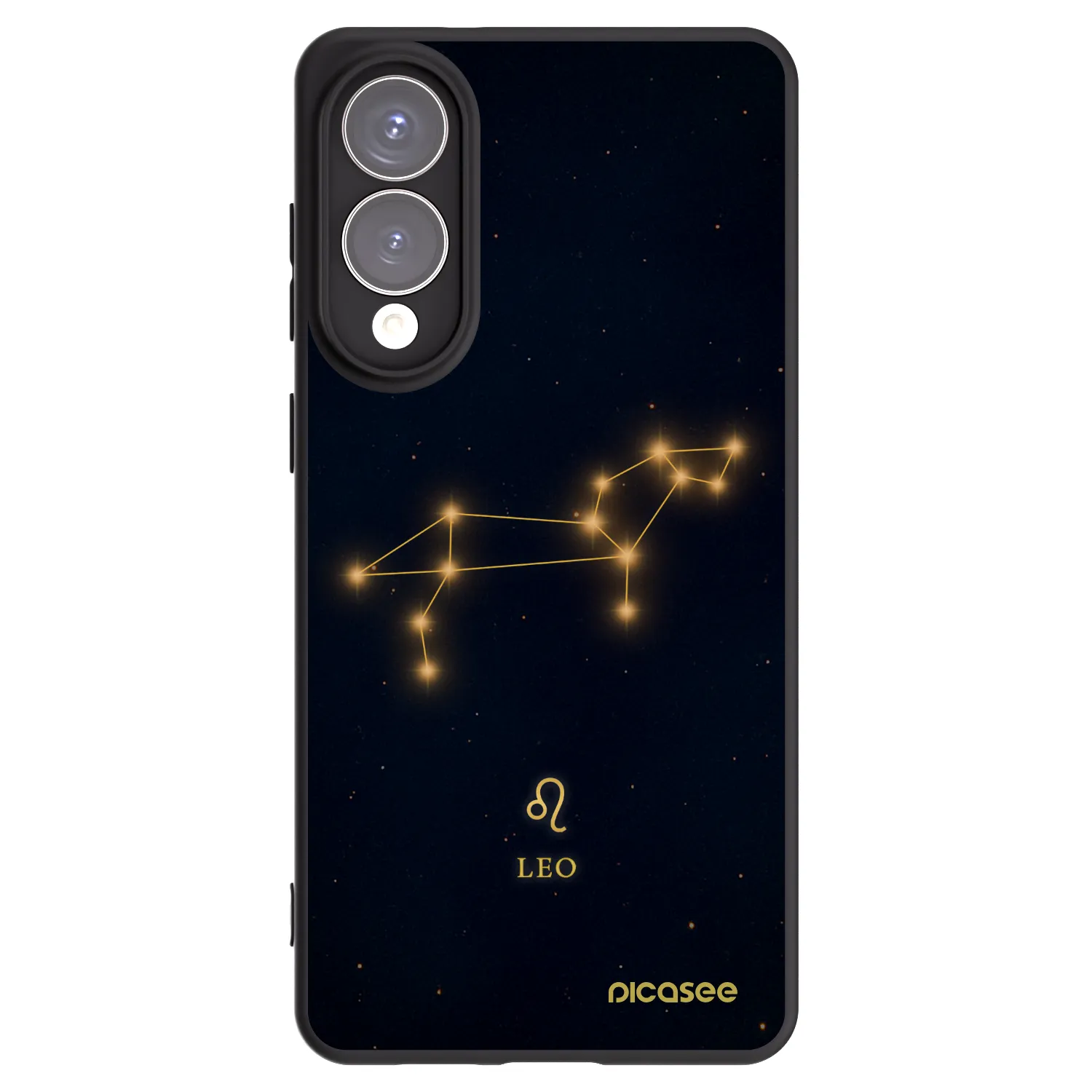 Picasee silikonowe czarne etui na Samsung Galaxy S25 Edge 5G - LEO