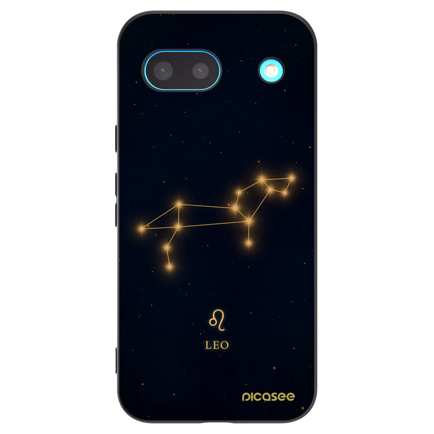 Picasee silikonowe czarne etui na Google Pixel 8a - LEO