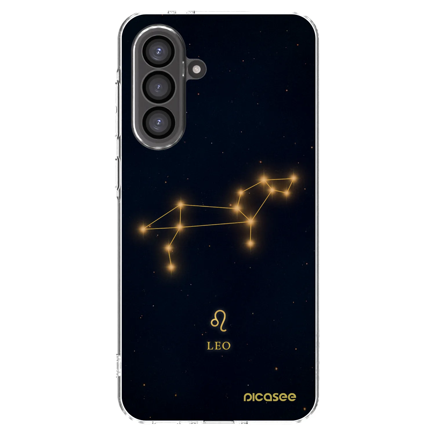 Picasee silikonowe przeźroczyste etui na Samsung Galaxy A36 5G - LEO