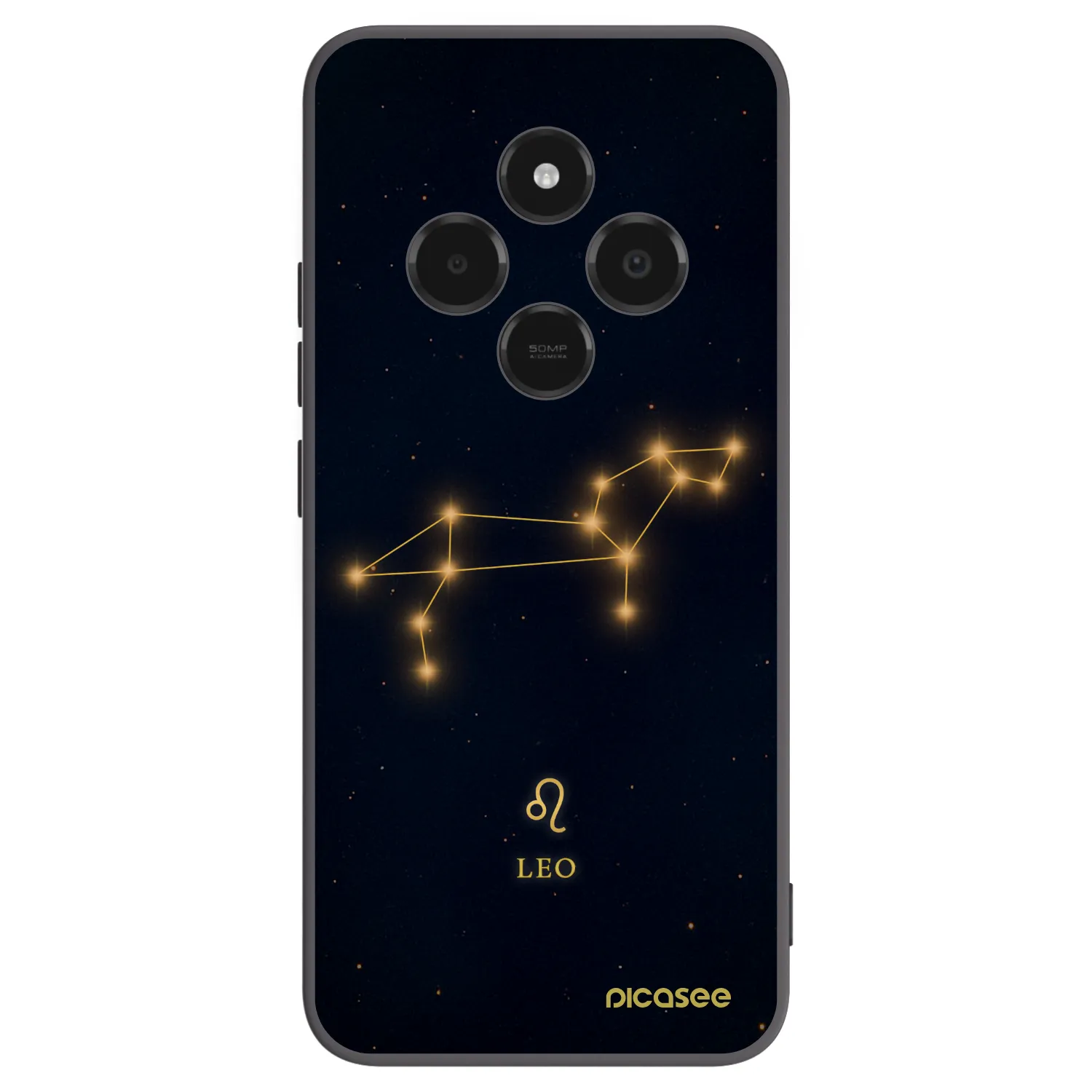 Picasee silikonowe czarne etui na Xiaomi Poco C75 - LEO
