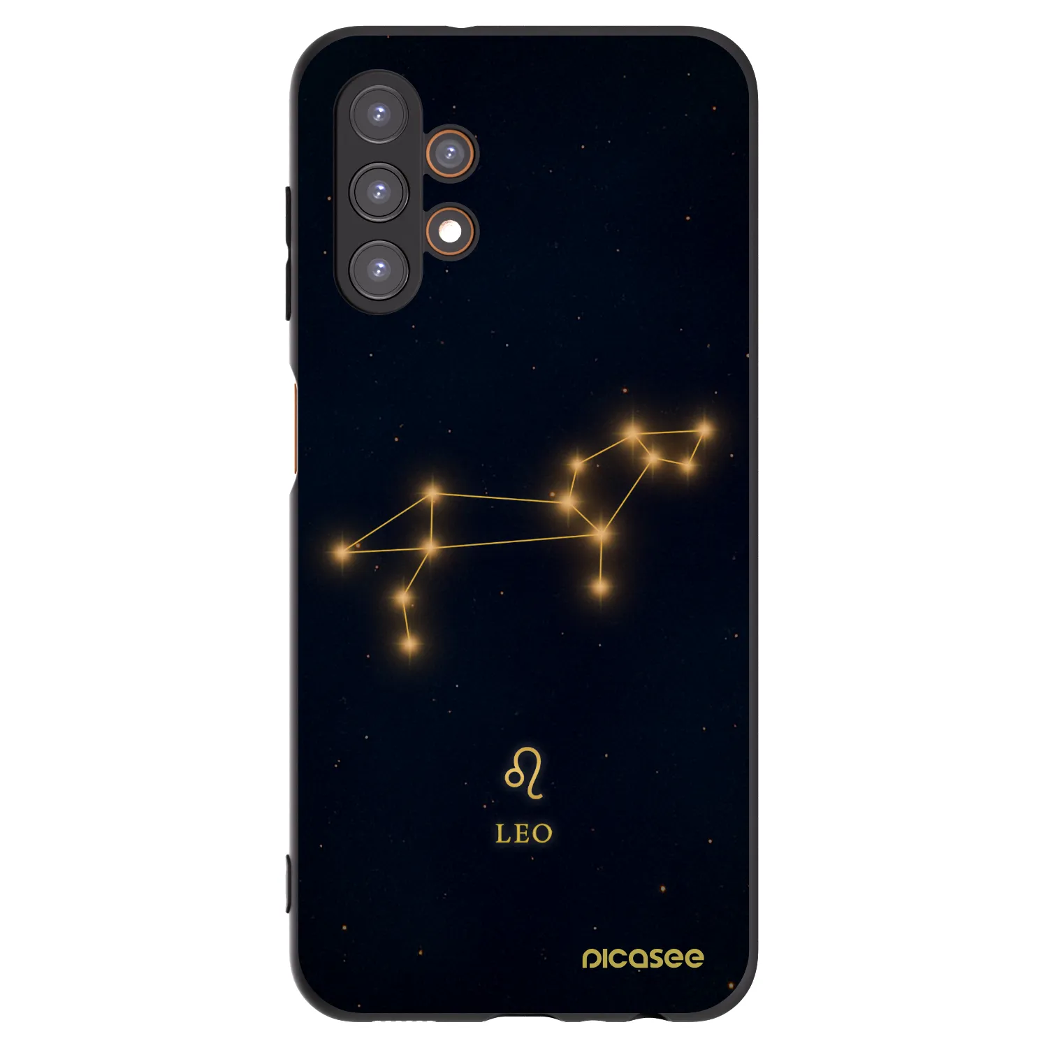 Picasee silikonowe czarne etui na Samsung Galaxy A13 5G - LEO