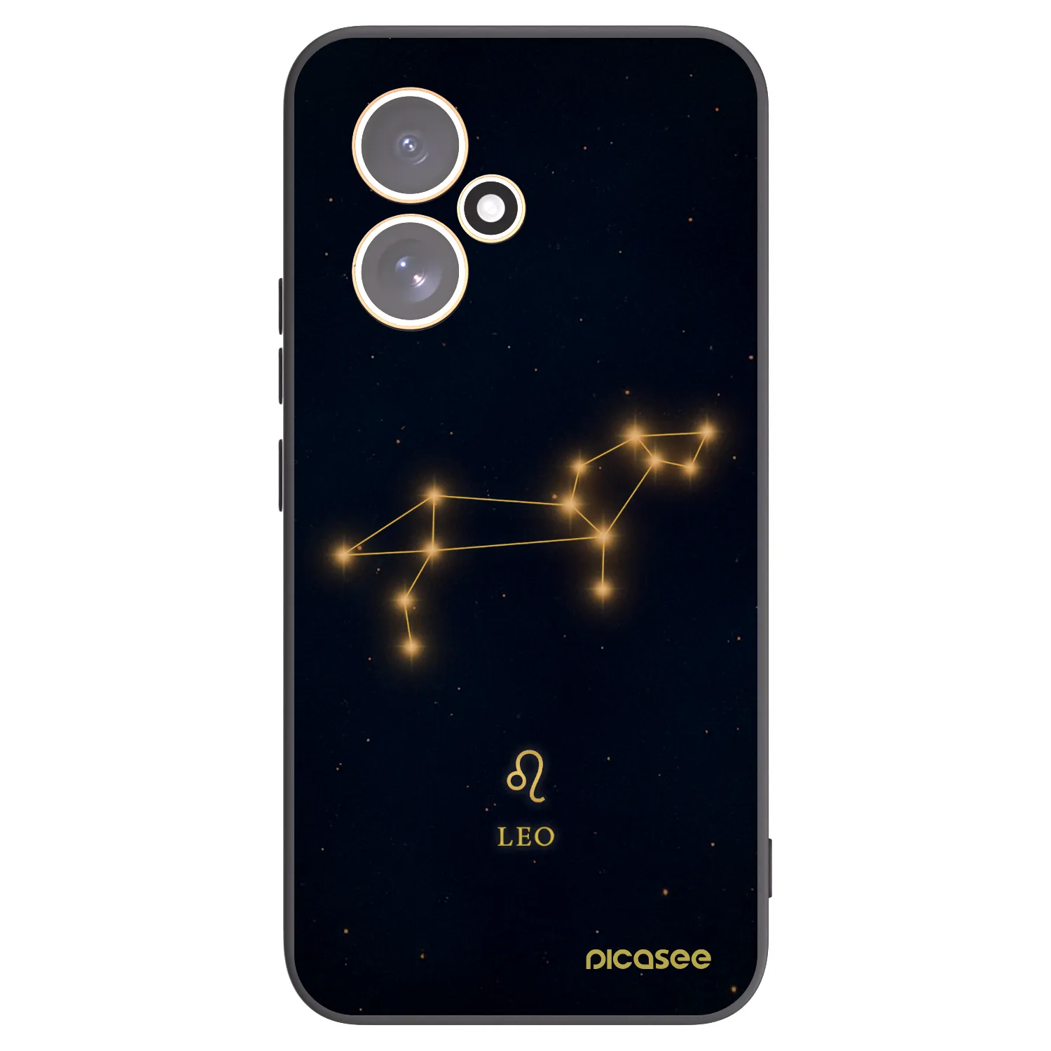 Picasee silikonowe czarne etui na Honor 400 5G - LEO