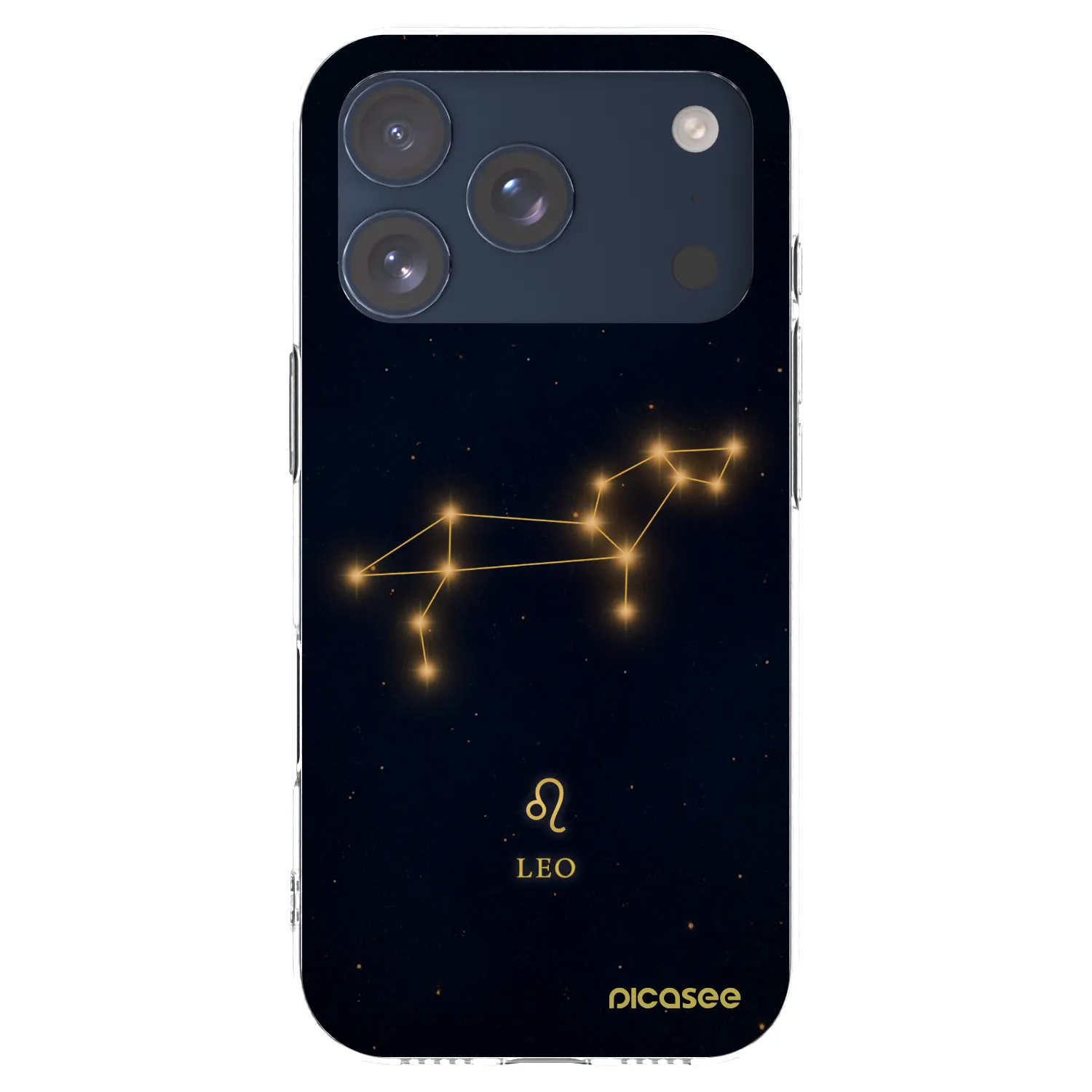 Picasee silikonowe przeźroczyste etui na Apple iPhone 17 Pro - LEO