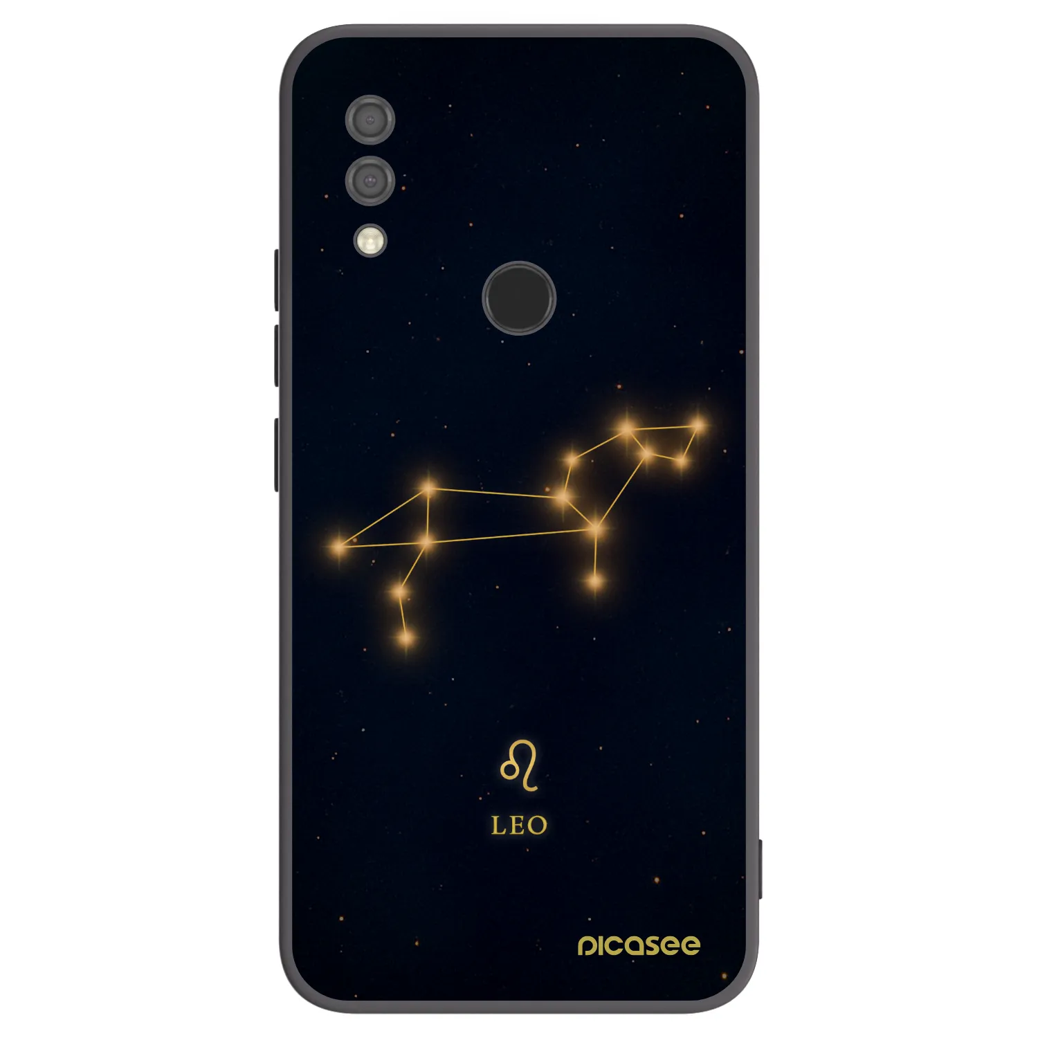 Picasee silikonowe czarne etui na Xiaomi Redmi 7 - LEO