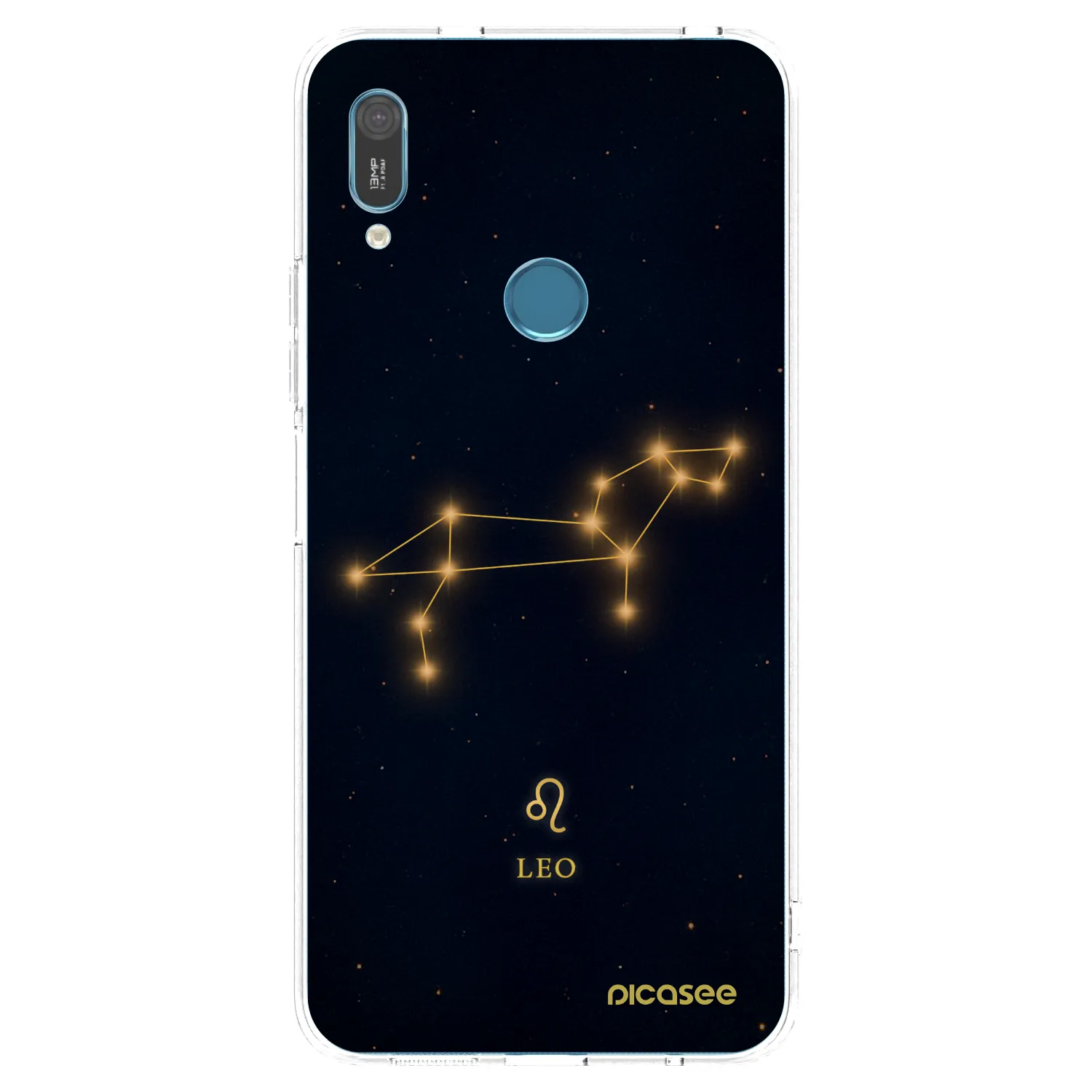 Picasee silikonowe przeźroczyste etui na Huawei Y6 2019 - LEO