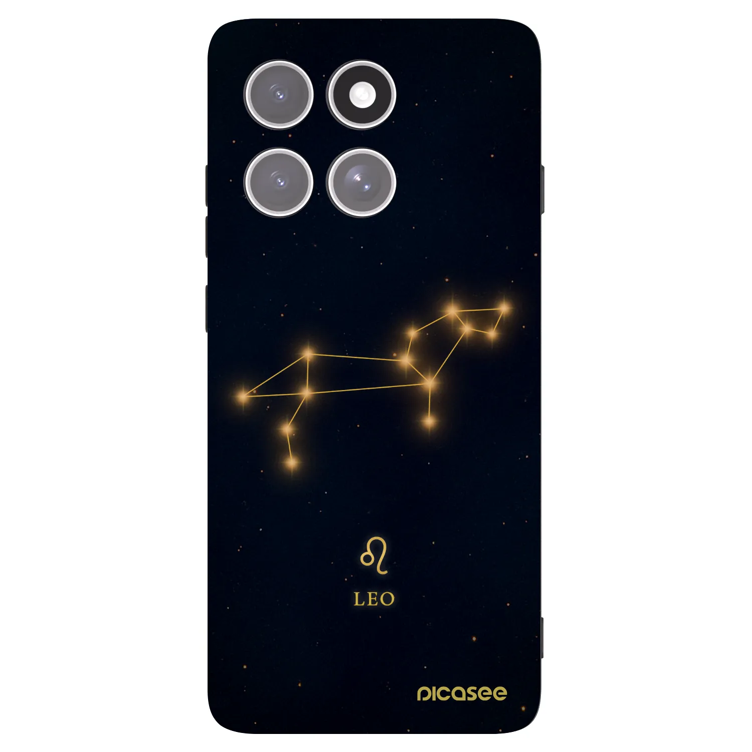 Picasee silikonowe czarne etui na Motorola Edge 60 Pro - LEO