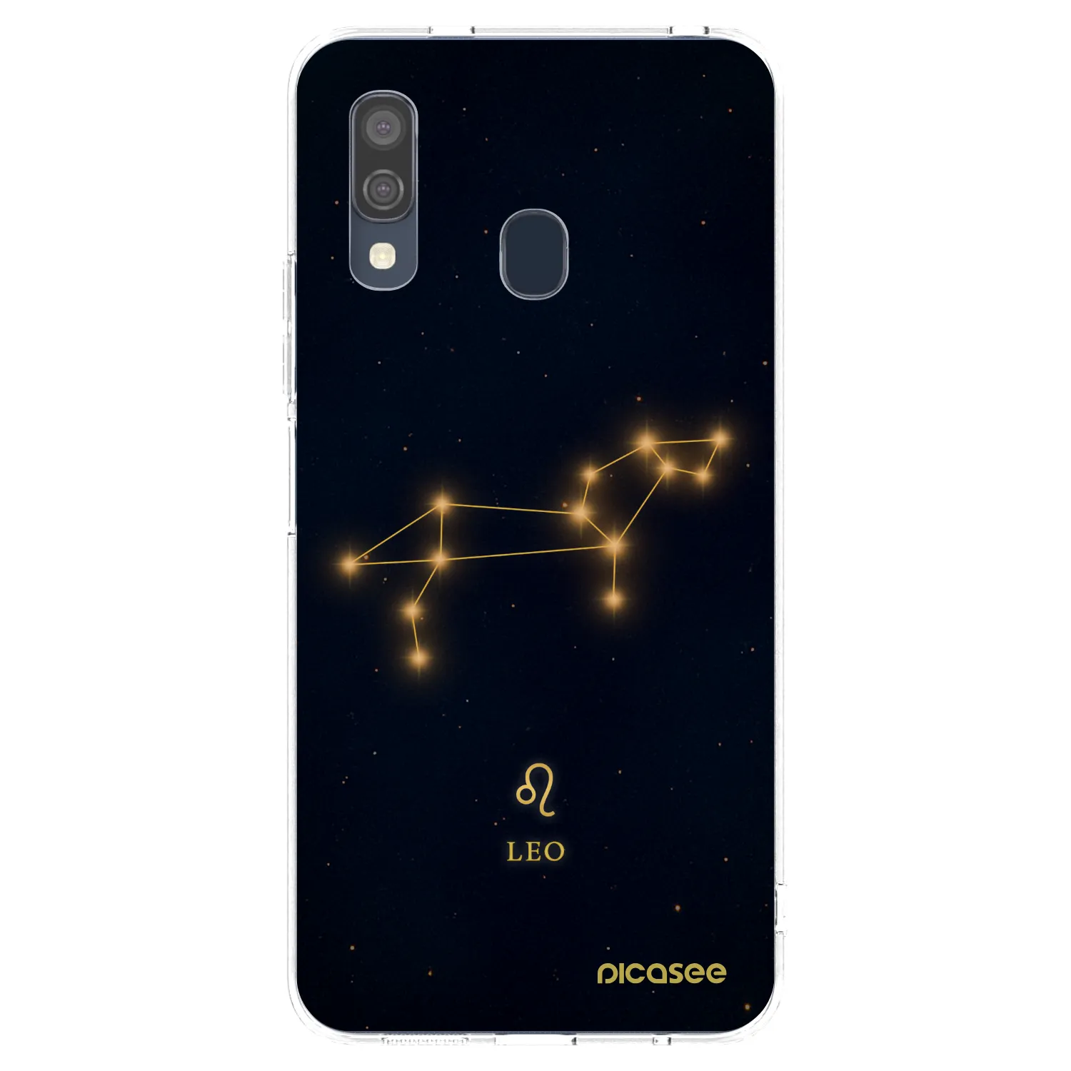 Picasee silikonowe przeźroczyste etui na Samsung Galaxy A40 A405F - LEO