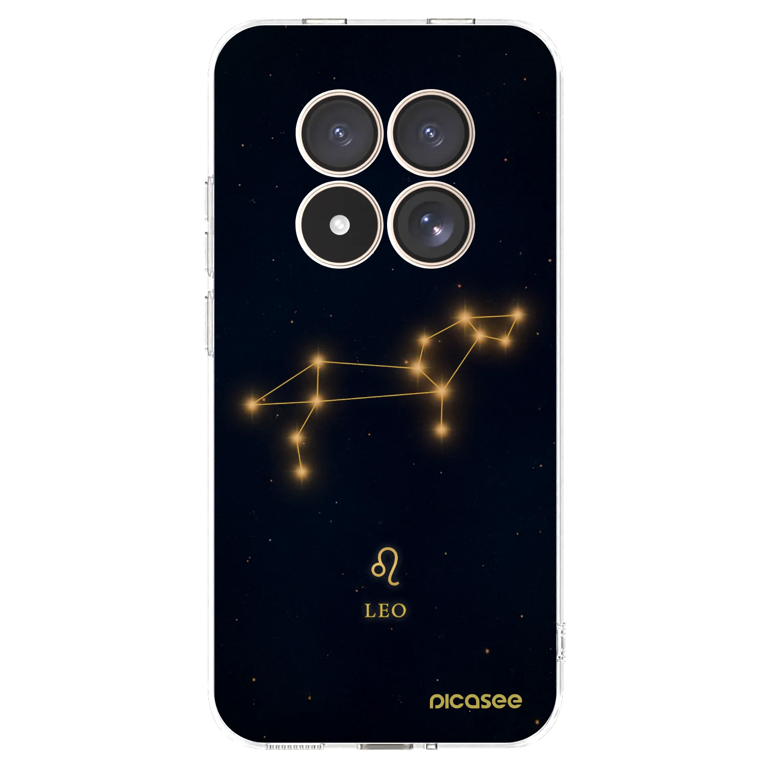 Picasee silikonowe przeźroczyste etui na Xiaomi Redmi Note 15 Pro 4G - LEO