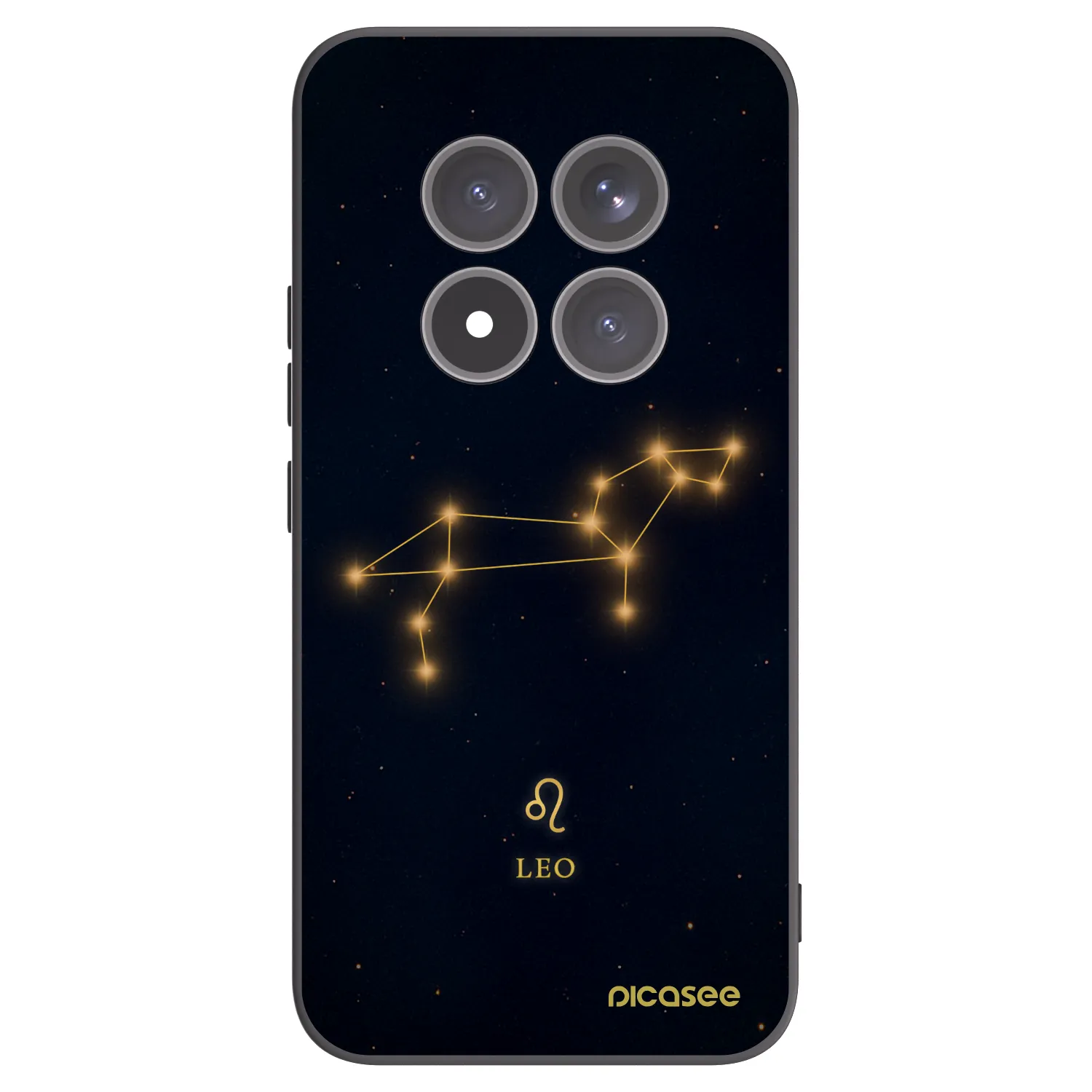 Picasee silikonowe czarne etui na Xiaomi Redmi Note 15 Pro+ - LEO