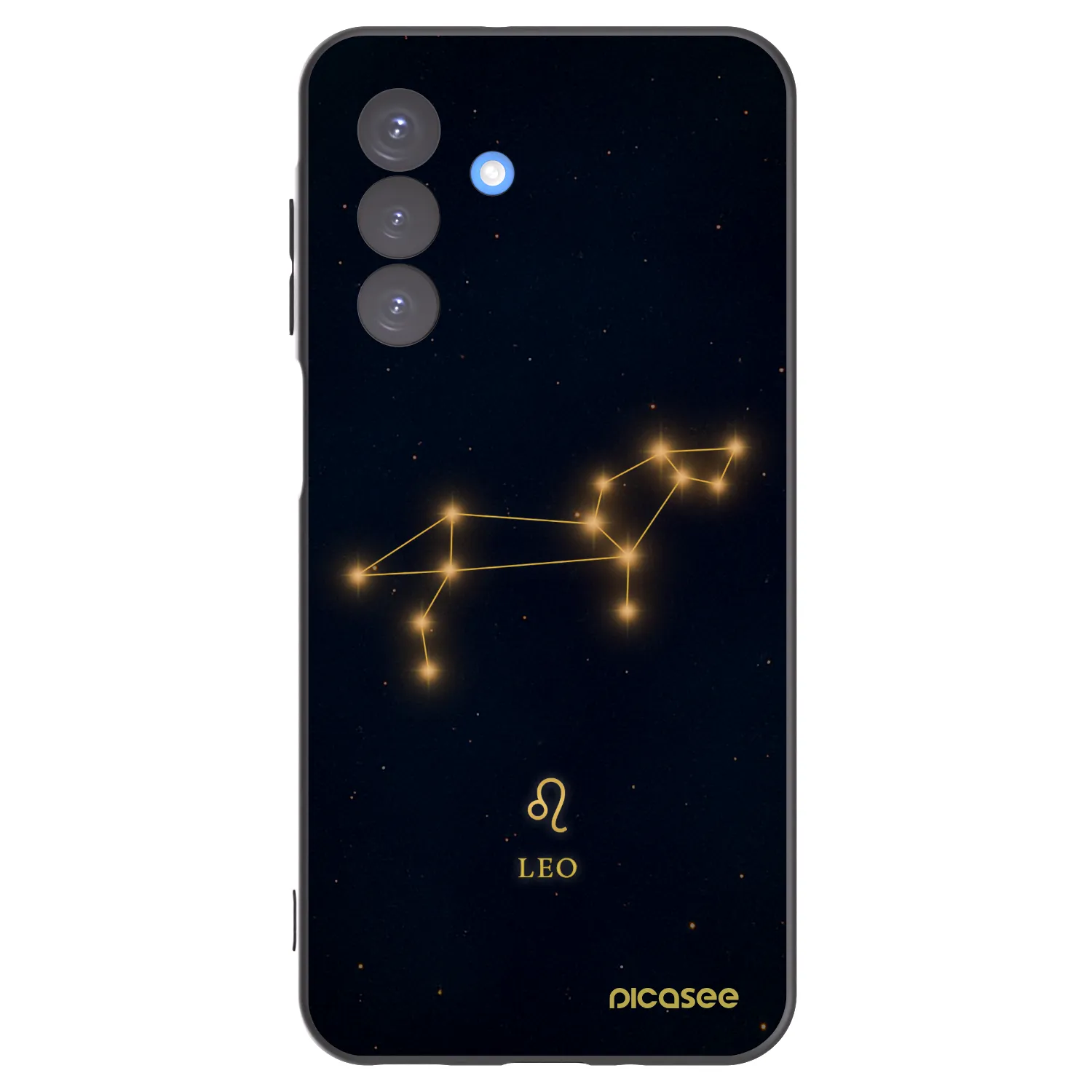Picasee silikonowe czarne etui na Samsung Galaxy A17 5G - LEO