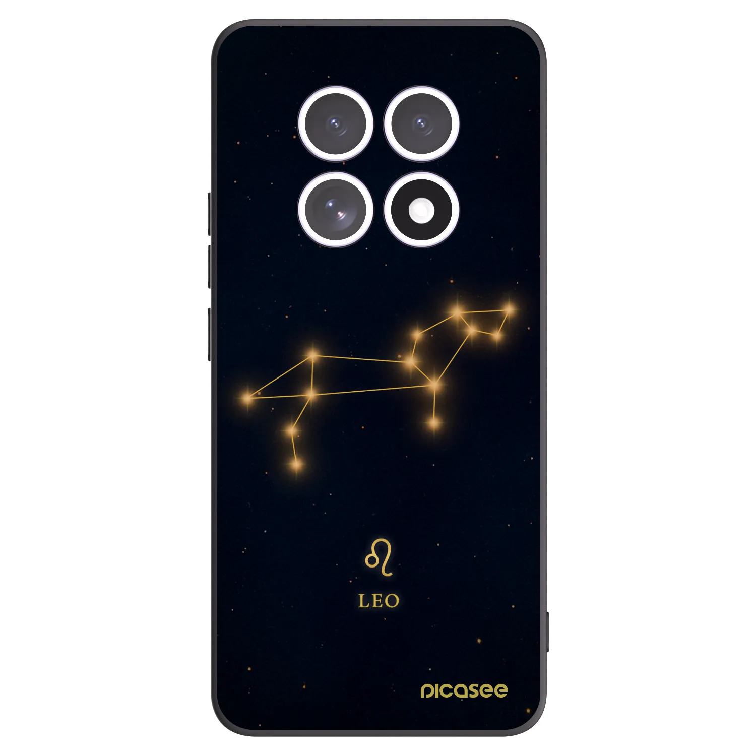 Picasee silikonowe czarne etui na Xiaomi Redmi Note 15 - LEO