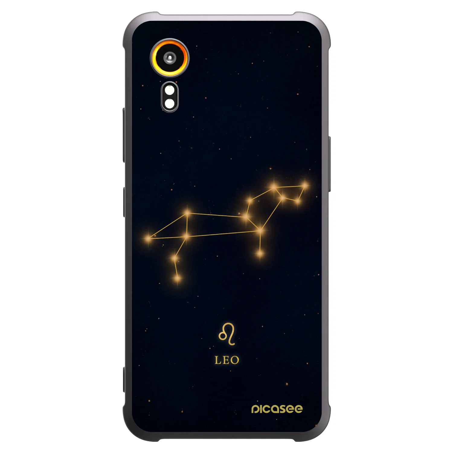 Picasee silikonowe czarne etui na Samsung Galaxy Xcover 7 - LEO
