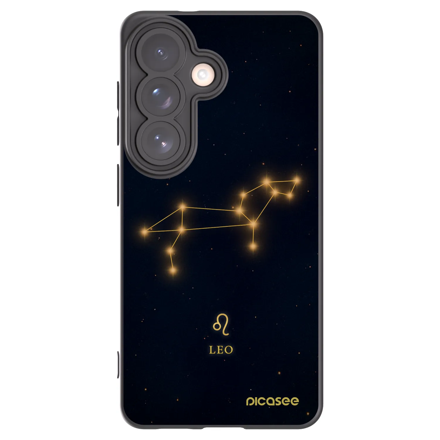 Picasee silikonowe czarne etui na Samsung Galaxy S26 - LEO