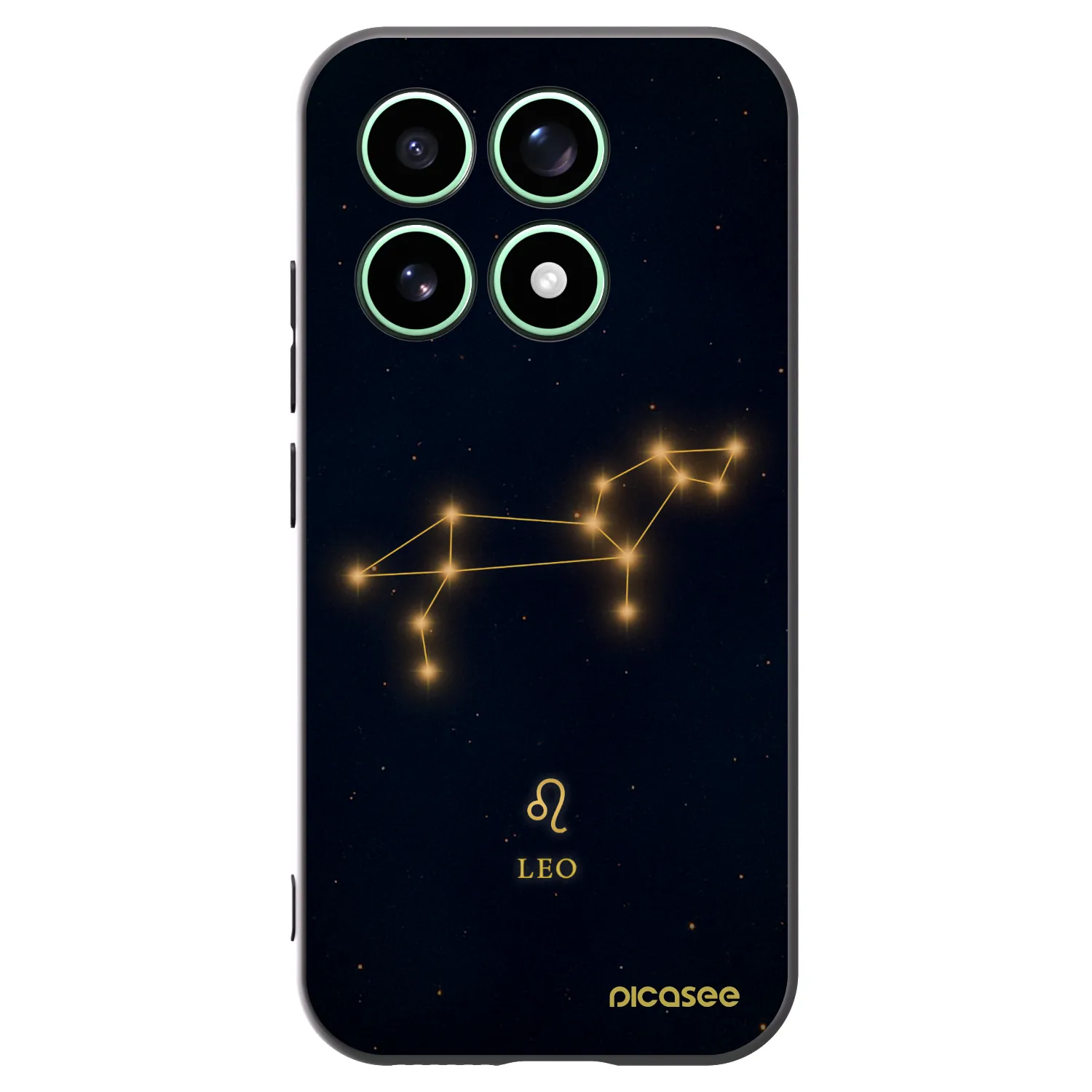 Picasee silikonowe czarne etui na Xiaomi 17 - LEO