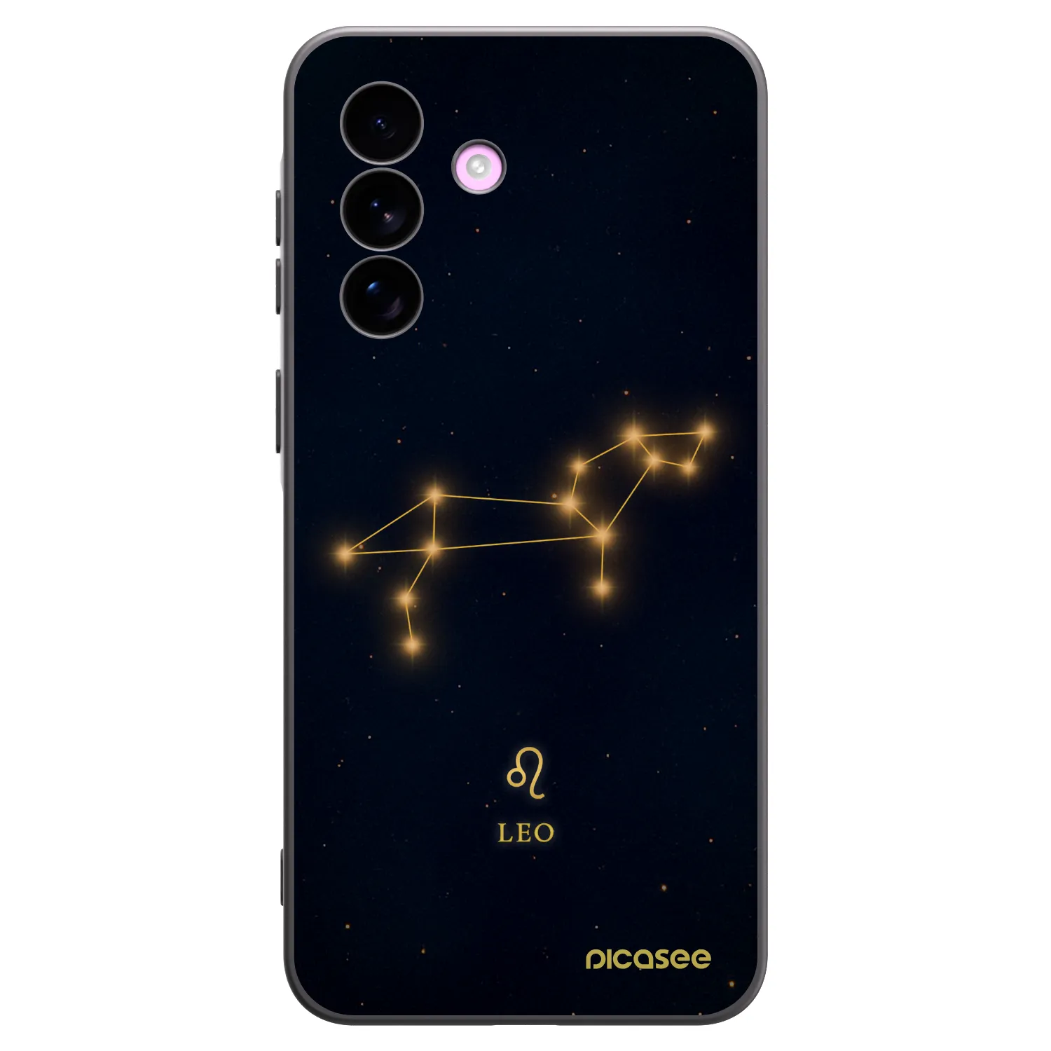 Picasee silikonowe czarne etui na Samsung Galaxy A57 5G - LEO