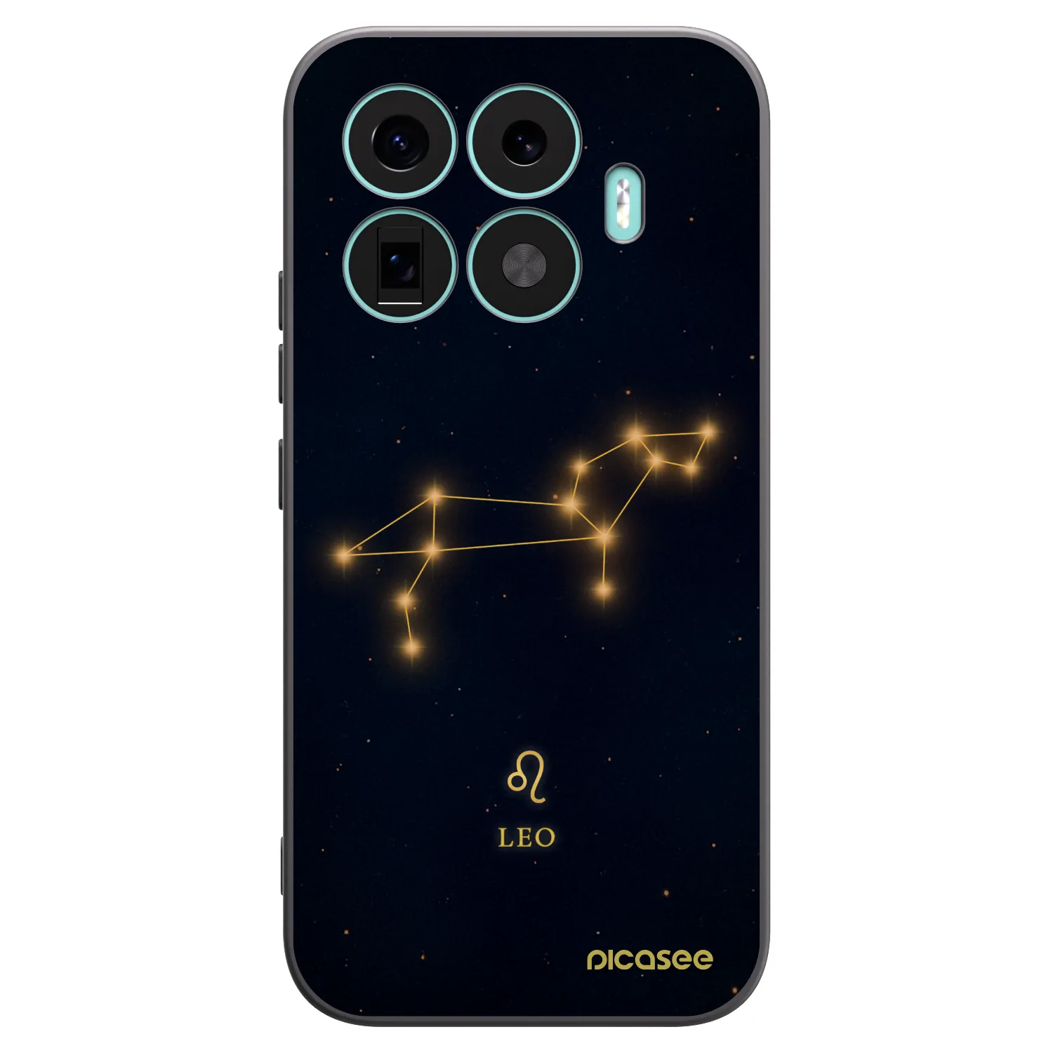 Picasee silikonowe czarne etui na Xiaomi 17T - LEO