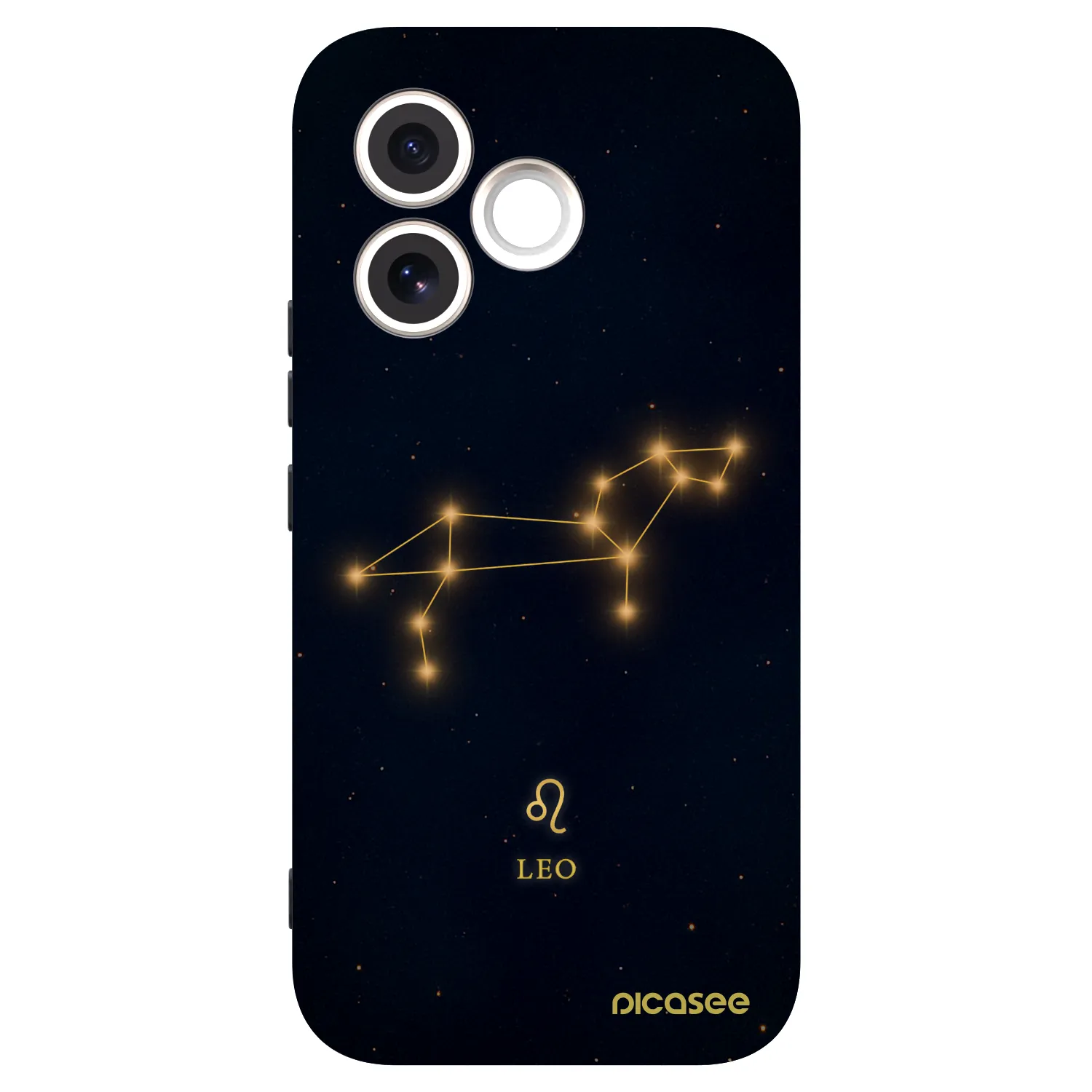 Picasee silikonowe czarne etui na Honor 600 Lite - LEO
