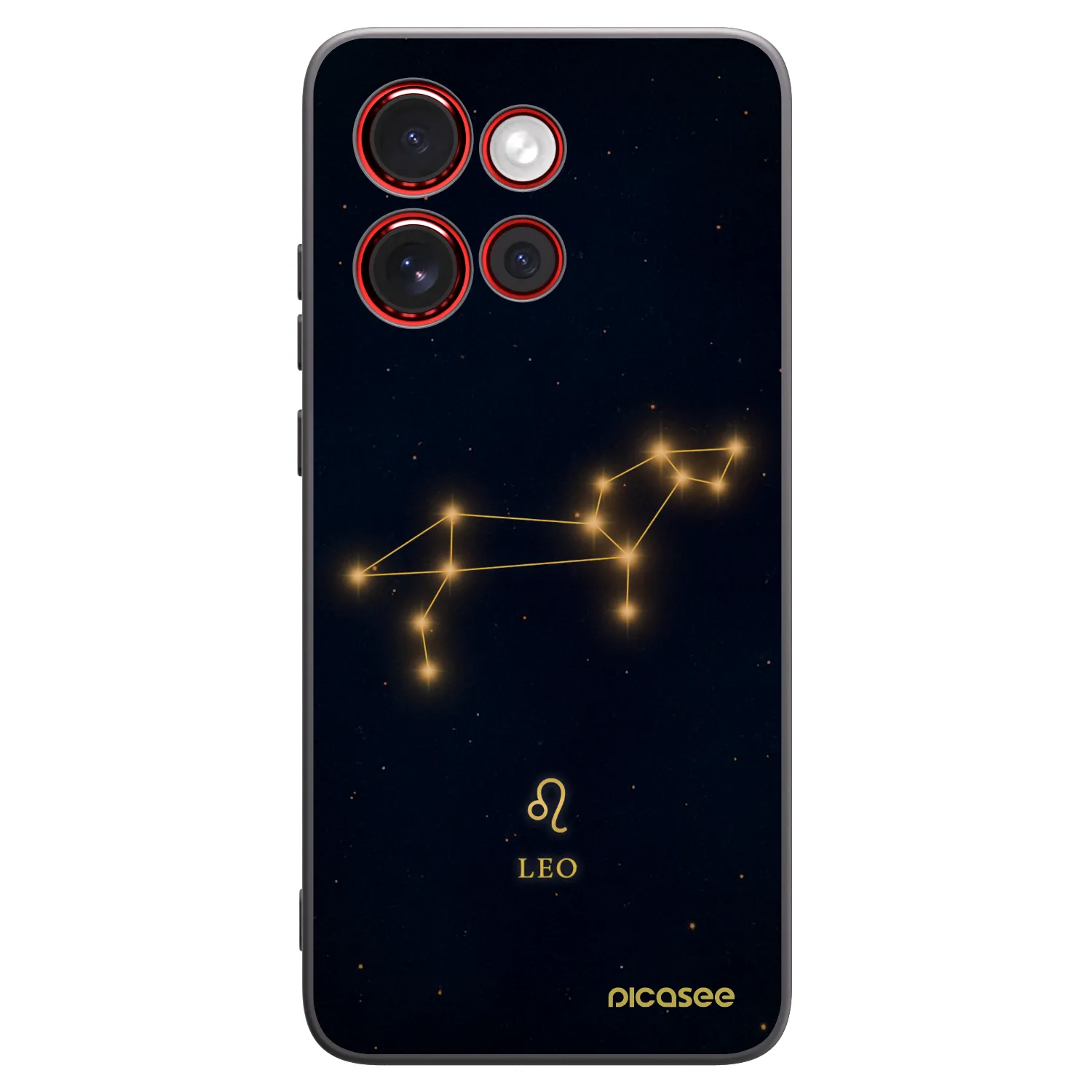 Picasee silikonowe czarne etui na Motorola Edge 60 Neo 5G - LEO