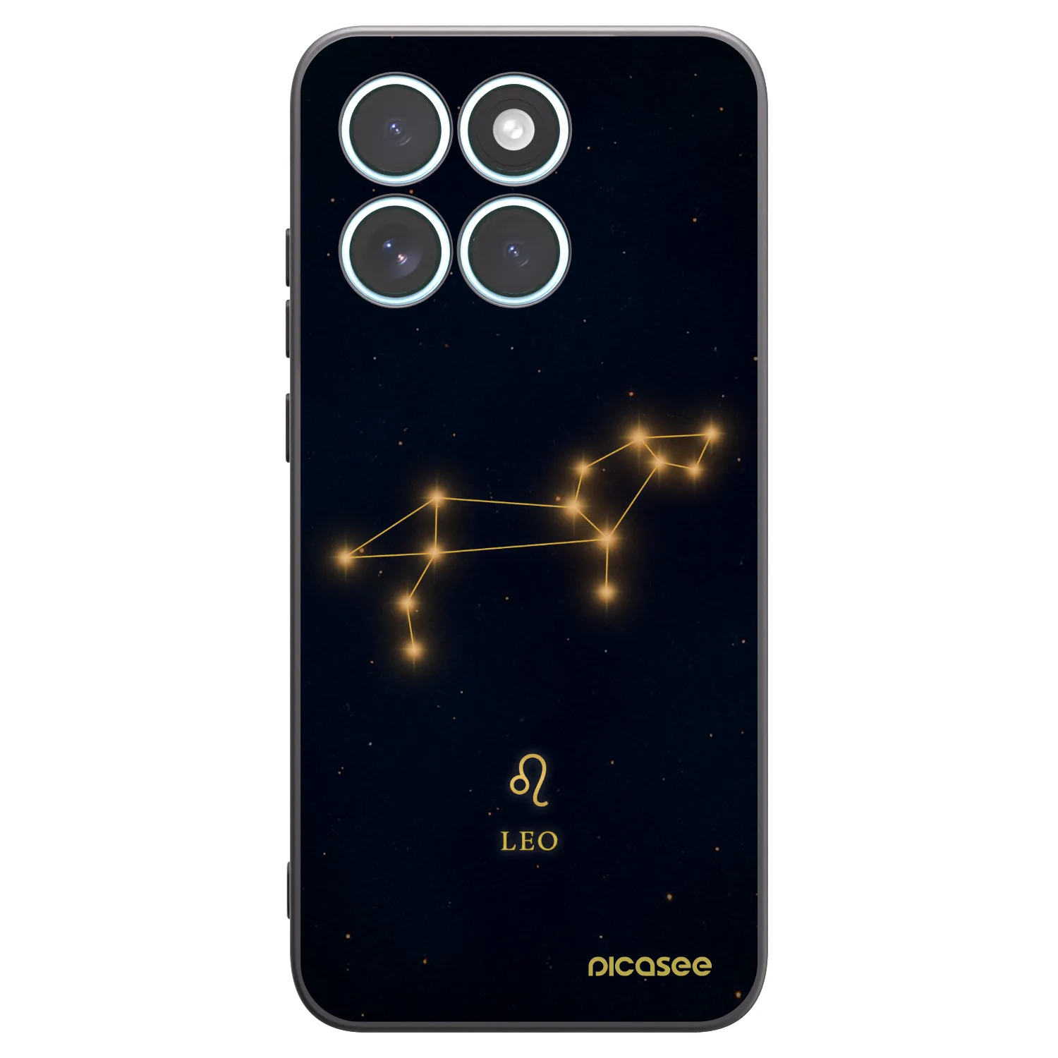 Picasee silikonowe czarne etui na Motorola Edge 70 Fusion - LEO