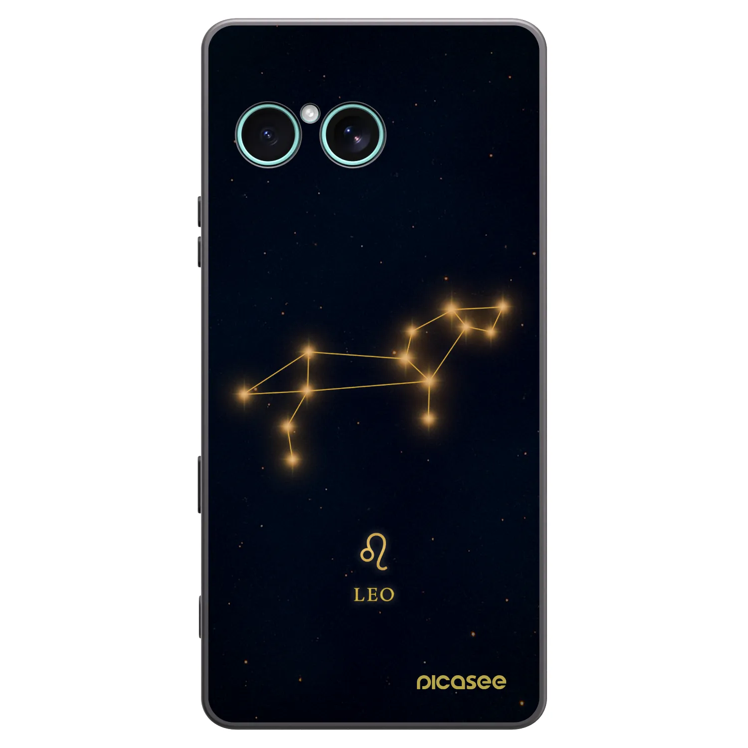 Picasee silikonowe czarne etui na Sony Xperia 10 VII - LEO