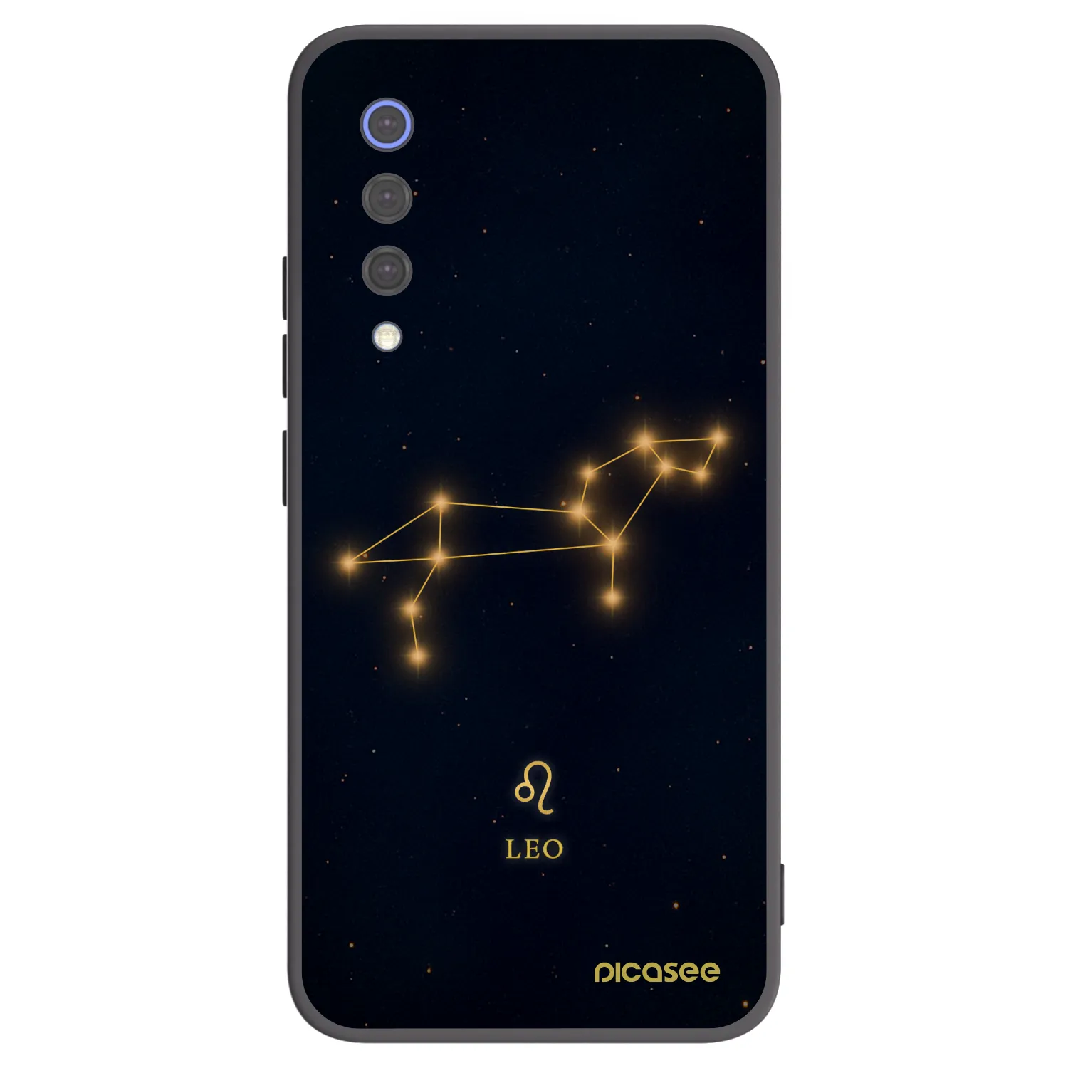 Picasee silikonowe czarne etui na Xiaomi Mi 9 SE - LEO