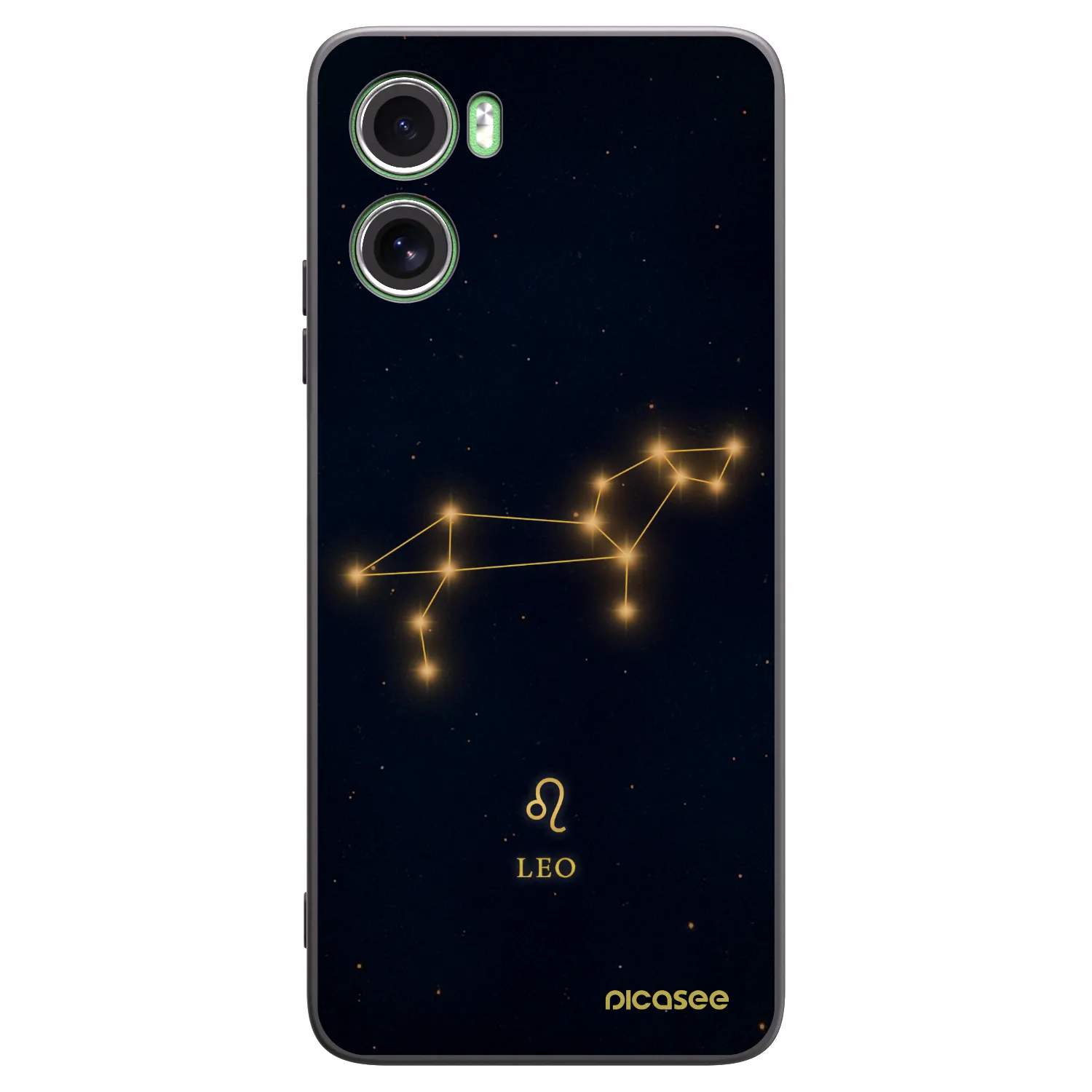 Picasee silikonowe czarne etui na Motorola Moto G06 - LEO