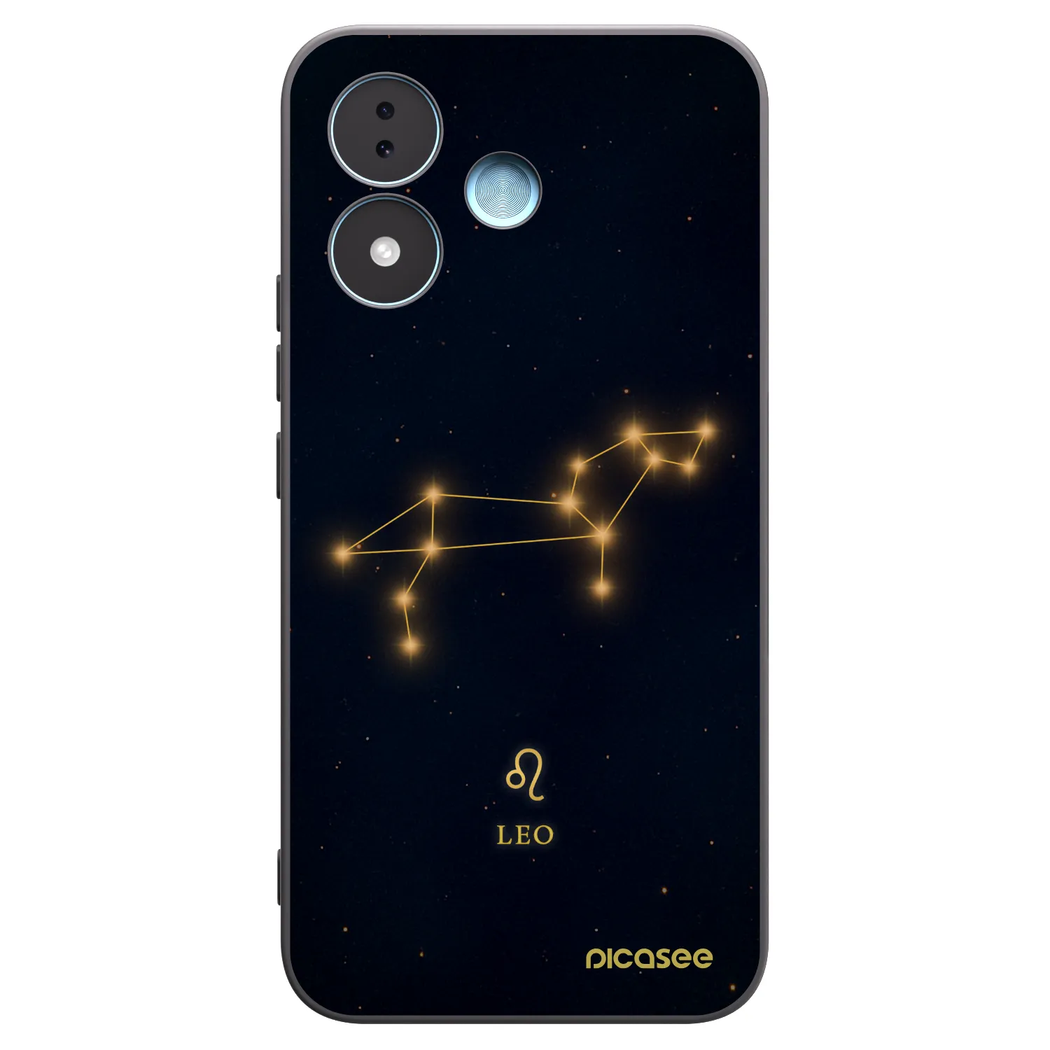 Picasee silikonowe czarne etui na Xiaomi Redmi Note 17 5G - LEO