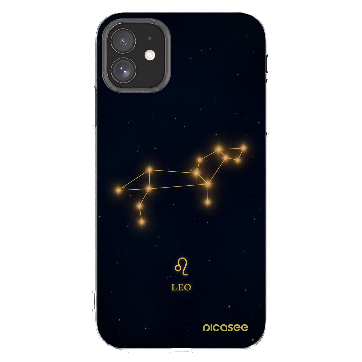 Picasee silikonowe przeźroczyste etui na Apple iPhone 11 - LEO