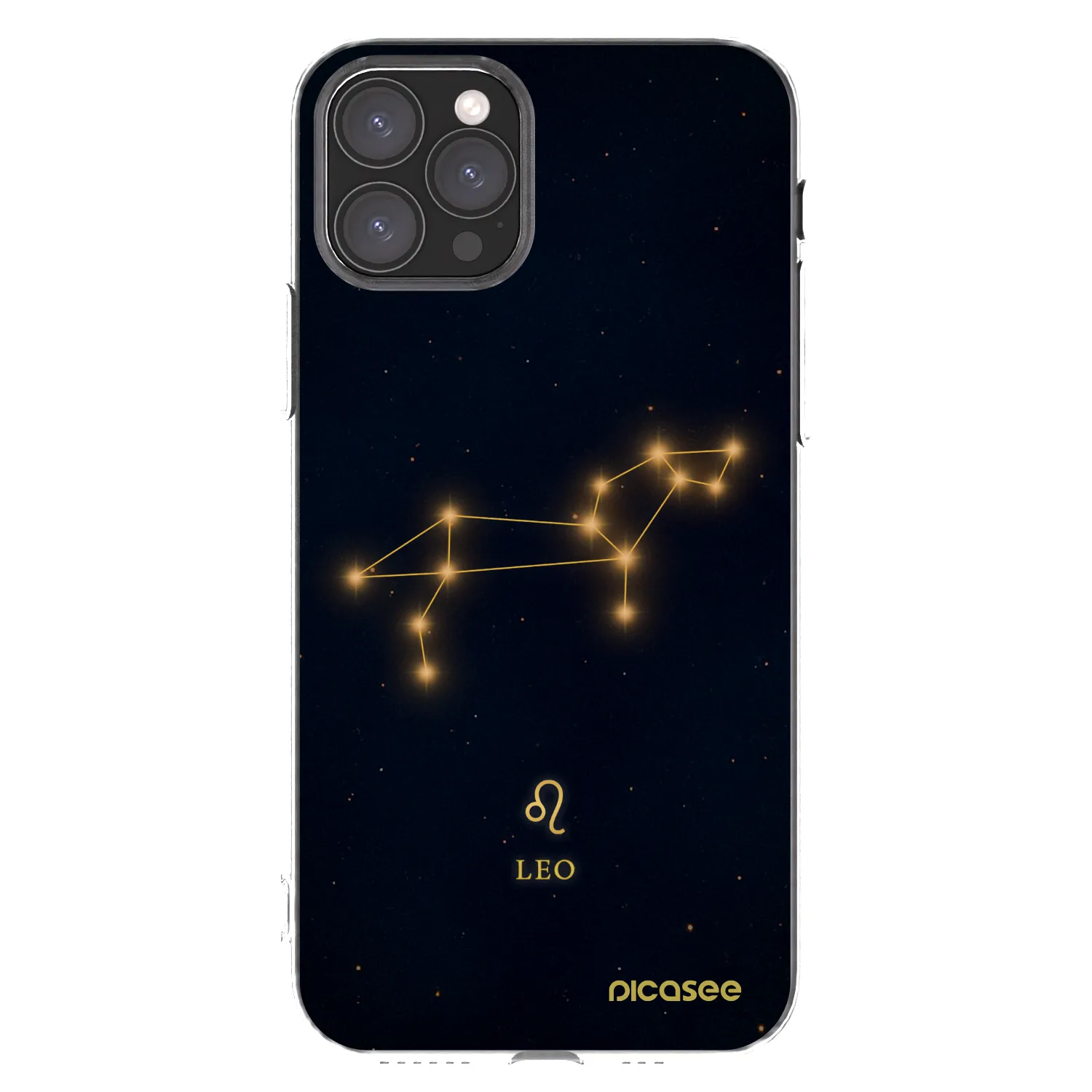 Picasee silikonowe przeźroczyste etui na Apple iPhone 11 Pro - LEO