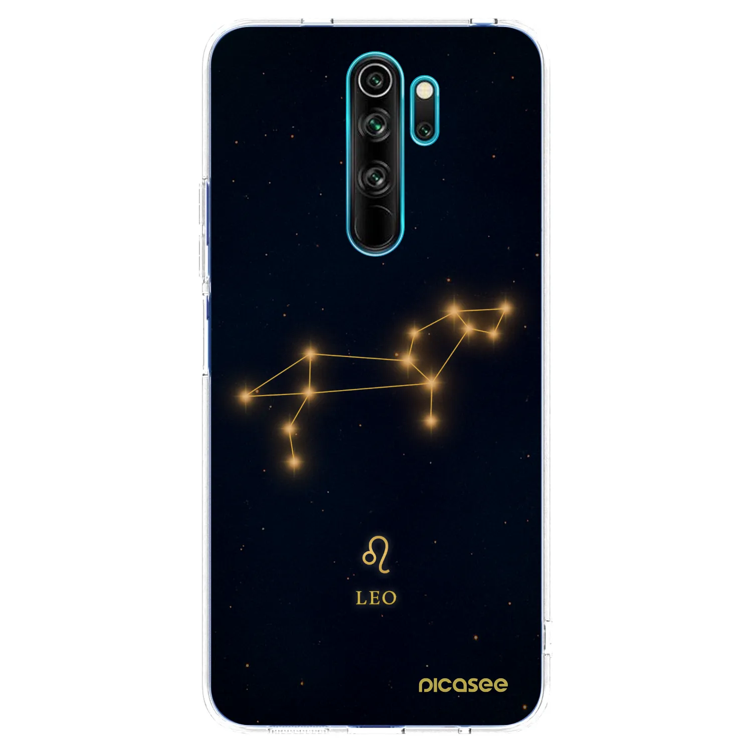 Picasee silikonowe przeźroczyste etui na Xiaomi Redmi Note 8 Pro - LEO