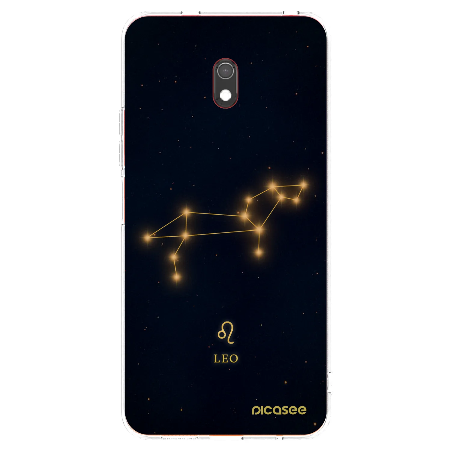 Picasee silikonowe przeźroczyste etui na Xiaomi Redmi 8A - LEO