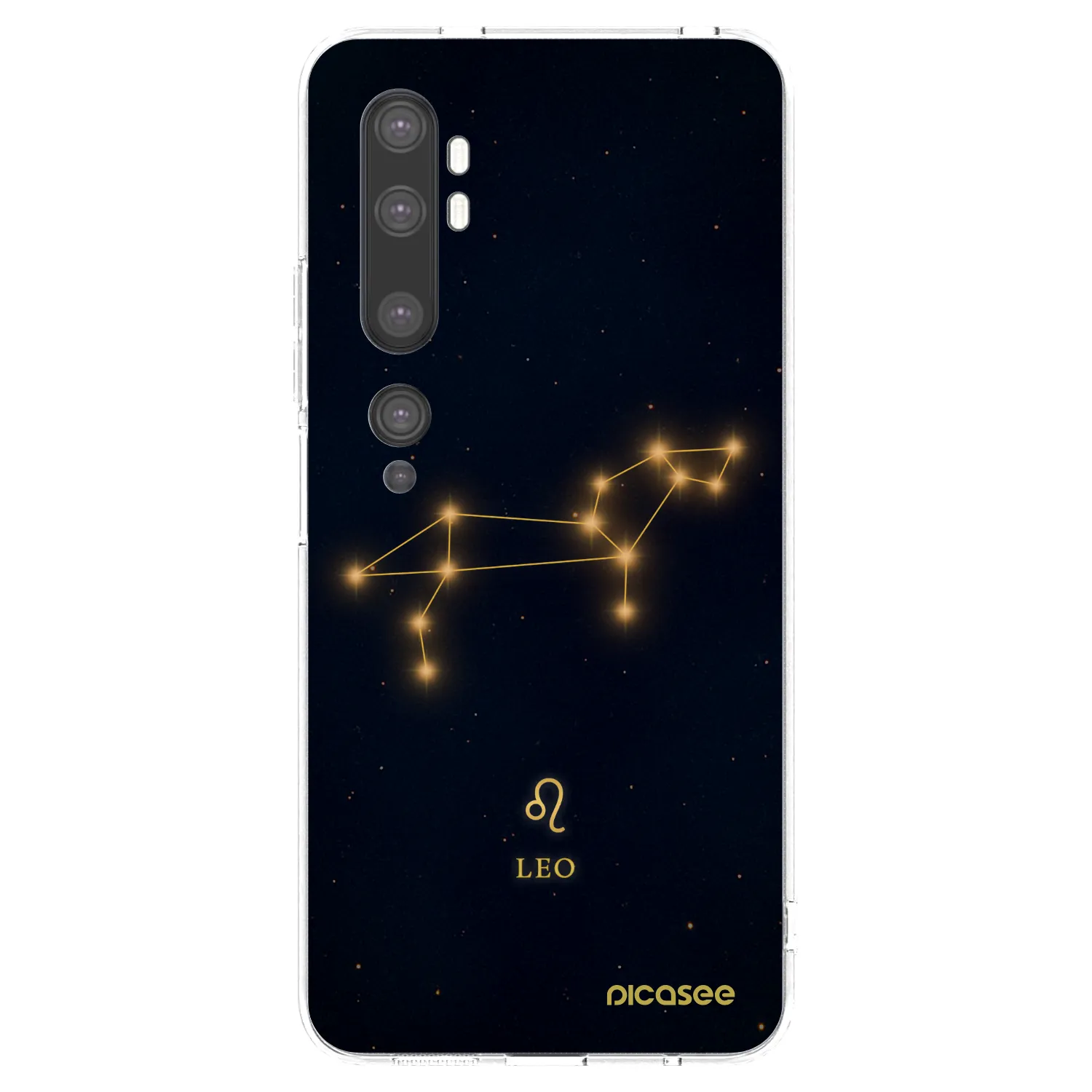Picasee silikonowe przeźroczyste etui na Xiaomi Mi Note 10 (Pro) - LEO