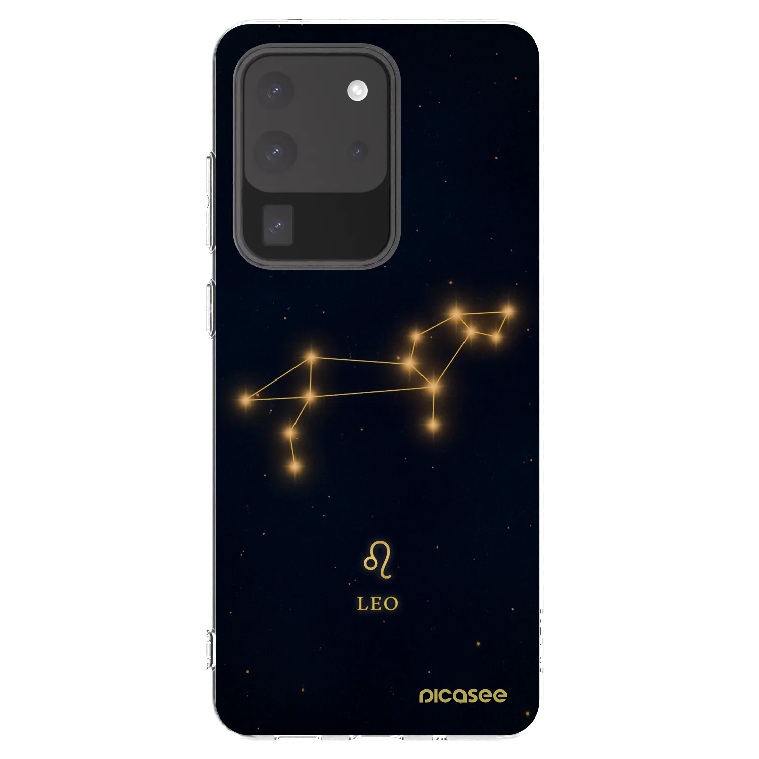 Picasee silikonowe przeźroczyste etui na Samsung Galaxy S20 Ultra 5G G988F - LEO