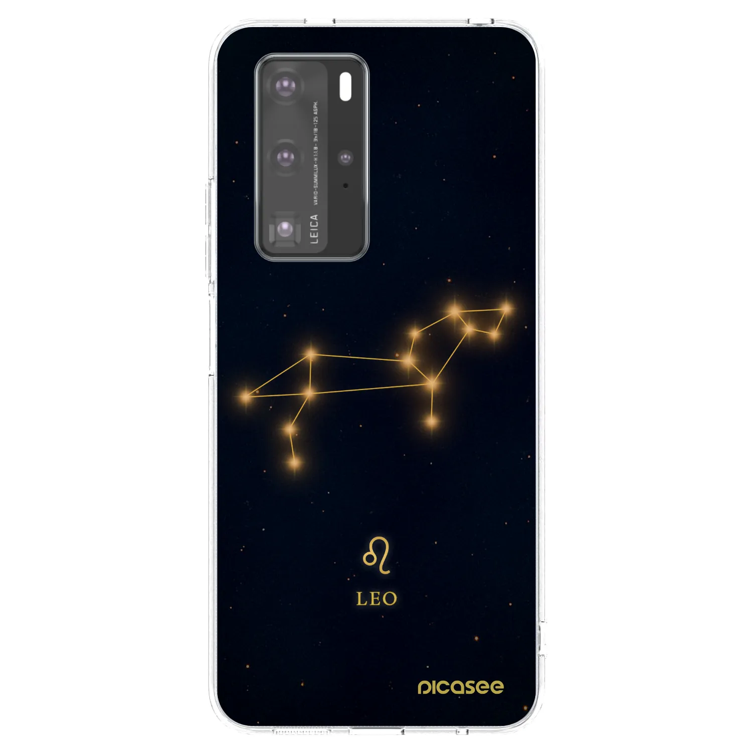 Picasee silikonowe przeźroczyste etui na Huawei P40 Pro - LEO