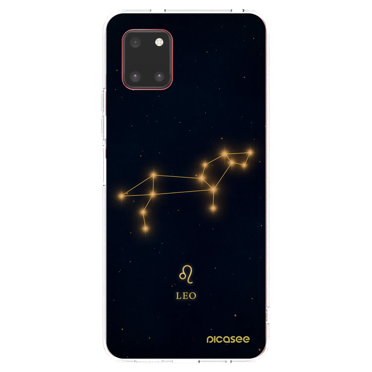 Picasee silikonowe przeźroczyste etui na Samsung Galaxy Note 10 Lite N770F - LEO