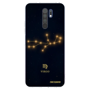 Picasee silikonowe przeźroczyste etui na Xiaomi Redmi 9 - VIRGO