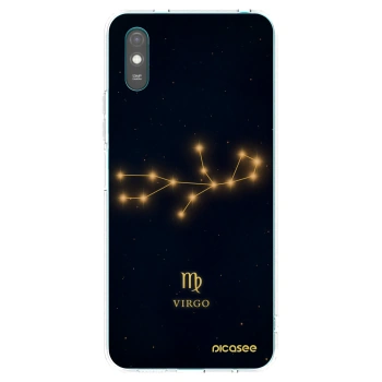 Picasee silikonowe przeźroczyste etui na Xiaomi Redmi 9A - VIRGO