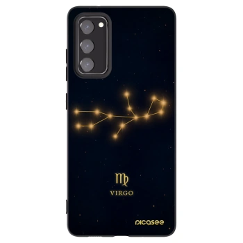 Picasee silikonowe czarne etui na Samsung Galaxy S20 FE - VIRGO