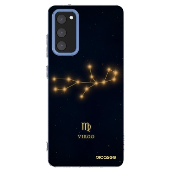 Picasee silikonowe przeźroczyste etui na Samsung Galaxy S20 FE - VIRGO