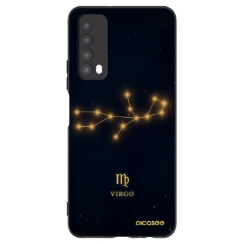Picasee silikonowe czarne etui na Huawei P Smart 2021 - VIRGO