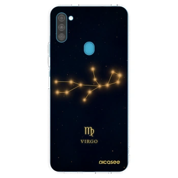 Picasee silikonowe przeźroczyste etui na Samsung Galaxy M11 - VIRGO