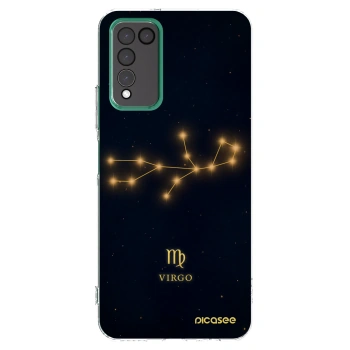 Picasee silikonowe przeźroczyste etui na Honor 10X Lite - VIRGO