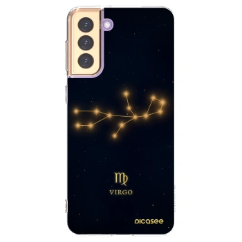 Picasee silikonowe przeźroczyste etui na Samsung Galaxy S21+ 5G G996F - VIRGO