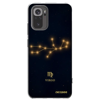 Picasee silikonowe przeźroczyste etui na Xiaomi Redmi Note 10 - VIRGO