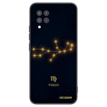 Picasee silikonowe czarne etui na Samsung Galaxy A42 A426B - VIRGO