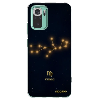 Picasee silikonowe przeźroczyste etui na Xiaomi Redmi Note 10 Pro - VIRGO