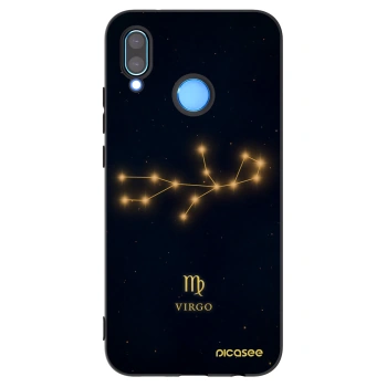 Picasee silikonowe czarne etui na Huawei P20 Lite - VIRGO