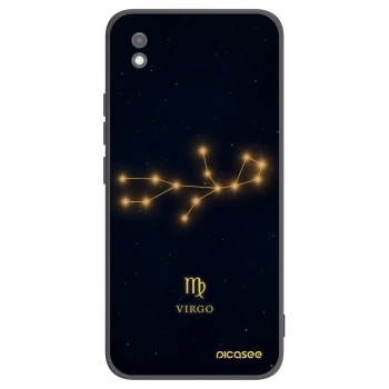 Picasee silikonowe czarne etui na Xiaomi Redmi 9AT - VIRGO