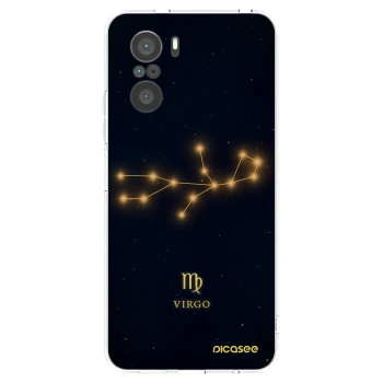 Picasee silikonowe przeźroczyste etui na Xiaomi Poco F3 - VIRGO