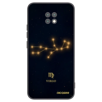 Picasee silikonowe czarne etui na Xiaomi Redmi Note 9T - VIRGO